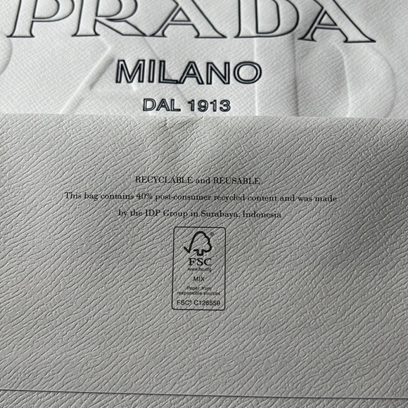 PRADA shopping paper bag, 16” x 16” - Picture 2 of 7